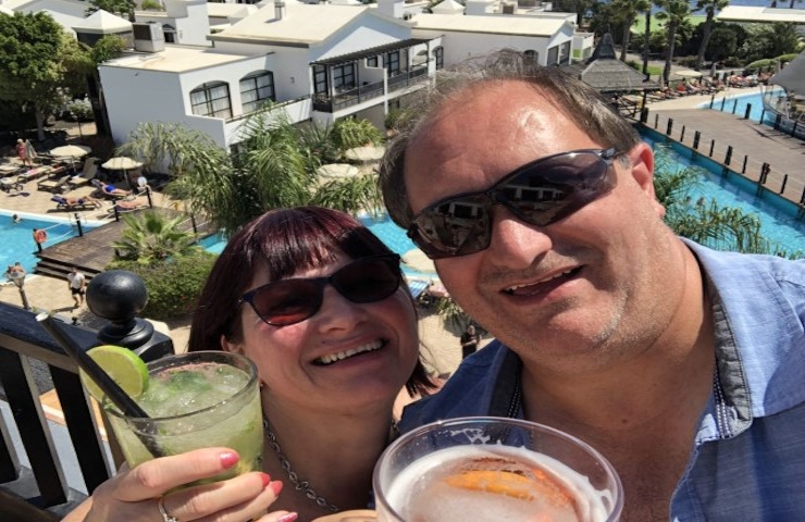 Rose and Rich Wallis, your hosts at the Wallis Arms pub